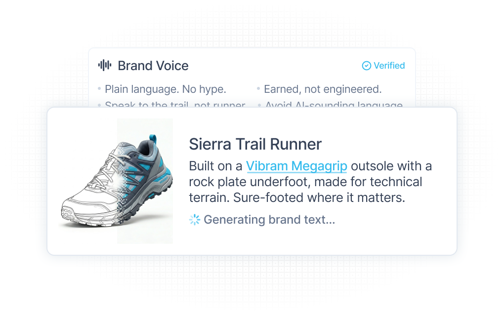 Write On-Brand, Accurate Copy 100x Faster